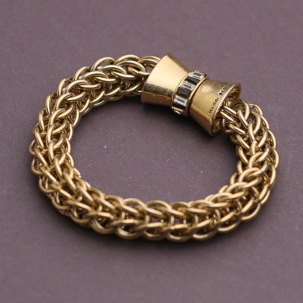 Henri Bendel Gold Chunky Chain Bracelet